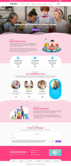 Childcare Web Design