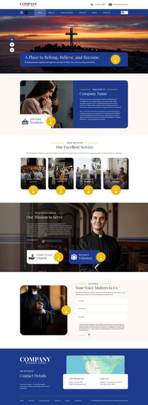 Religious Organization Web Design